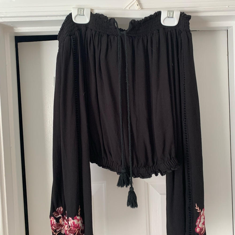 Target off the shoulder boho-style shirt
